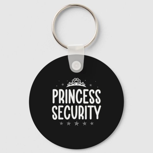 Princess Security Halloween-kostuum Papa Mannen Fa Sleutelhanger (Voorkant)