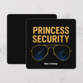 Princess Security Magical Halloween Verjaardagsfee Kaart (Voorkant / Achterkant)