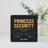 Princess Security Magical Halloween Verjaardagsfee Kaart (Staand voorkant)