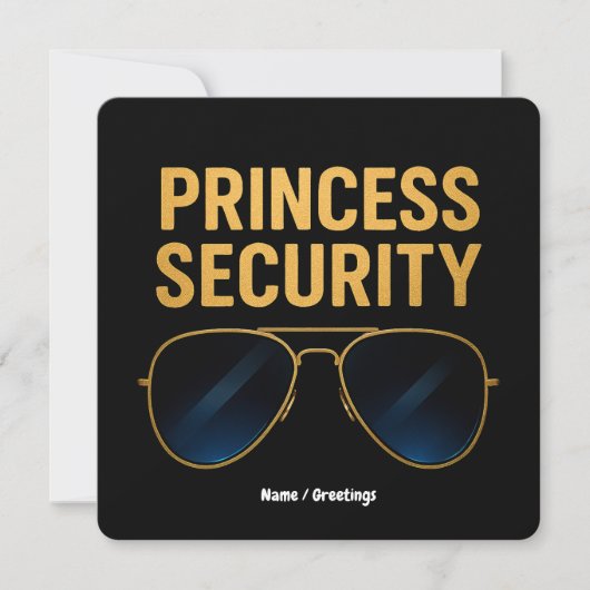Princess Security Magical Halloween Verjaardagsfee Kaart (Voorkant)