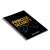 Princess Security Magical Halloween Verjaardagsfee Notitieboek (Rechterzijde)