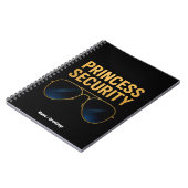 Princess Security Magical Halloween Verjaardagsfee Notitieboek (Linkerzijde)