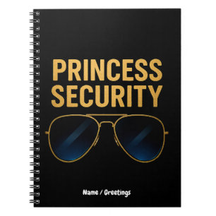 Princess Security Magical Halloween Verjaardagsfee Notitieboek