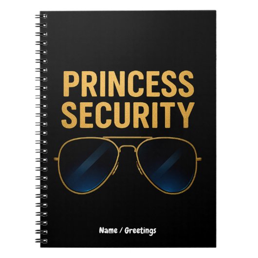 Princess Security Magical Halloween Verjaardagsfee Notitieboek (Voorkant)