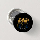 Princess Security Magical Halloween Verjaardagsfee Ronde Button 3,2 Cm (Voorkant /achterkant)