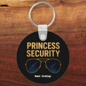 Princess Security Magical Halloween Verjaardagsfee Sleutelhanger (Voorkant)