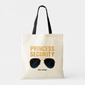 Princess Security Magical Halloween Verjaardagsfee Tote Bag (Achterkant)