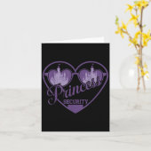 Princess Security Protection Castle Mannen Vrouwen Kaart (Gele Bloem)