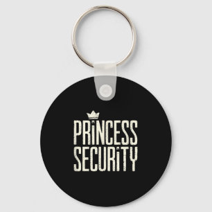 Princess Security Protection Matching Family Retro Sleutelhanger
