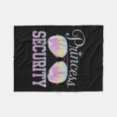 Princess Security Protection Retro Castle Mannen V Fleece Deken (Voorkant (Horizontaal))