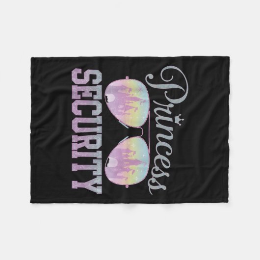 Princess Security Protection Retro Castle Mannen V Fleece Deken (Voorkant (Horizontaal))