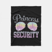 Princess Security Protection Retro Castle Mannen V Fleece Deken (Voorkant)