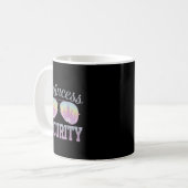 Princess Security Protection Retro Castle Mannen V Koffiemok (Voorkant links)