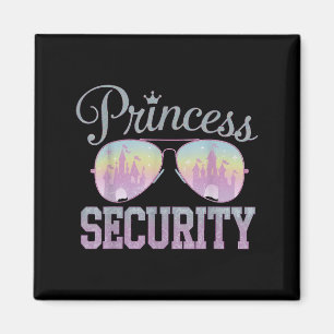 Princess Security Protection Retro Castle Mannen V Magneet