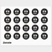 Princess Security Protection Retro Castle Matching Ronde Sticker (Vel)