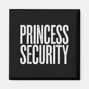Princess Security Protection Retro Castle Vrouwen Magneet