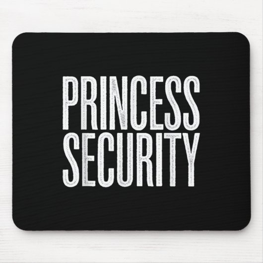 Princess Security Protection Retro Castle Vrouwen Muismat (Voorkant)
