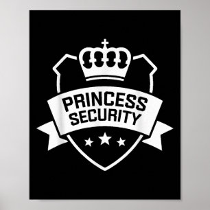 Princess Security Protection Verjaardag Familie Jo Poster
