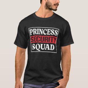 Princess Security Squad Grappige Verjaardag Hallow T-shirt