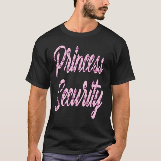 Princess Security Team Big Brother Announounement  T-shirt (Voorkant)