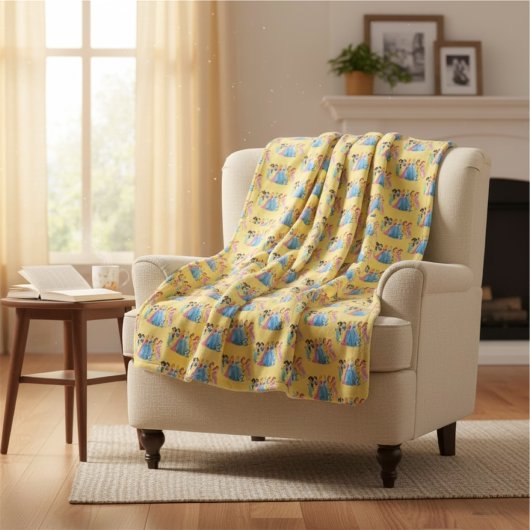 Princess Sherpa Blanket Sherpa Deken