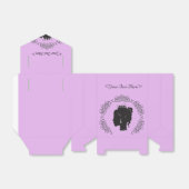 Princess Silhouette Persoonlijke roze avor Box Bedankdoosjes (Uitgevouwen)
