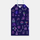 Princess Sinterklaas Geschenkzak | Koninklijke Fee Cadeaulabel (Achterkant)