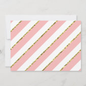 Princess Sip and See Baby shower Invitation Kaart (Achterkant)