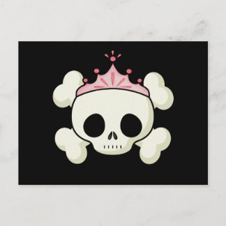 Princess Skull Briefkaart