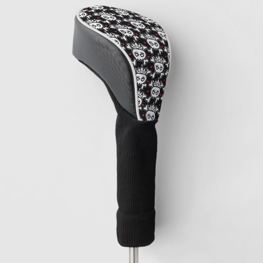 Princess Skull Golfheadcover (Schuin)
