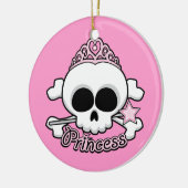 Princess Skull Keramisch Ornament (Links)