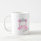 Princess Skull Koffiemok (Links)