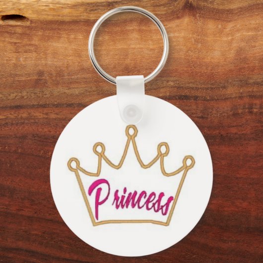 Princess sleutelhanger door Lillianmadison.com (Voorkant)
