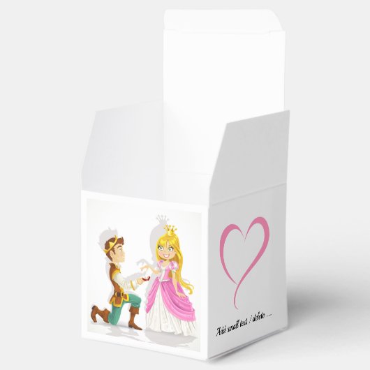 Princess Small Favor / Gift Box Bedankdoosjes (Geopend)