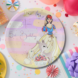 Princess Snowy Birthday Paper Bord