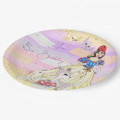 Princess Snowy Birthday Paper Bord (Gekanteld)