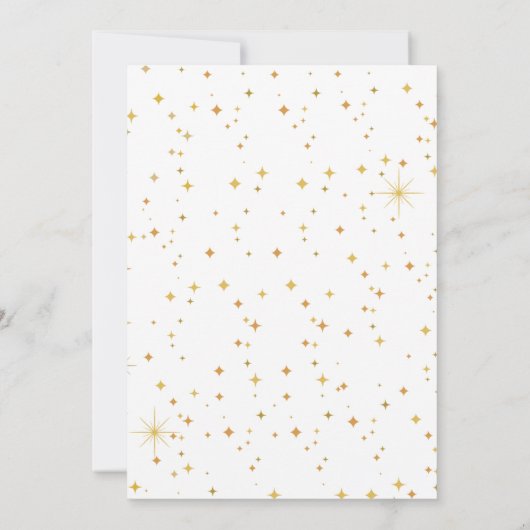 Princess Sparkles 5th Birthday Invitation Kaart (Achterkant)