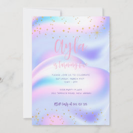 Princess Sparkles 5th Birthday Invitation Kaart