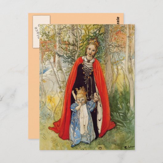 Princess Spring moeder en dochter Briefkaart (Voorkant / Achterkant)