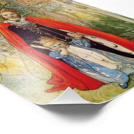 Princess Spring moeder en dochter Foto Afdruk (Hoek)