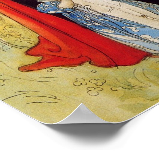 Princess Spring moeder en dochter Poster (Hoek)