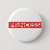 Princess Stamp Ronde Button 5,7 Cm (Voorkant)