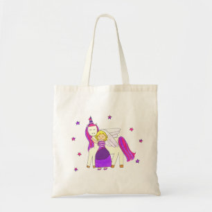 Princess Star Unicorn-Canvas tas