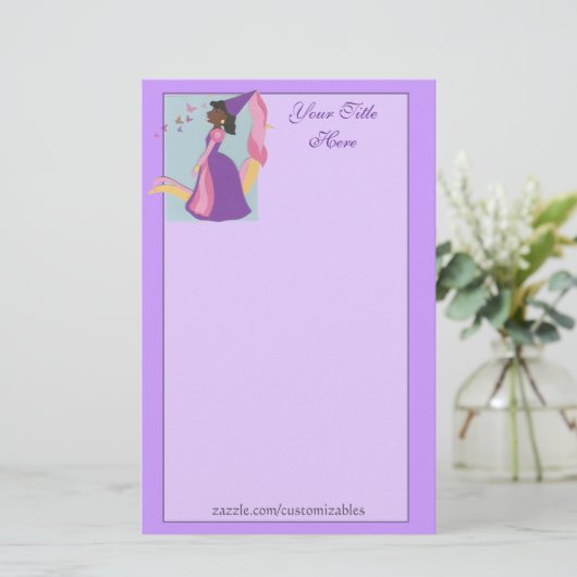 Princess Stationery Briefpapier (Staand voorkant)