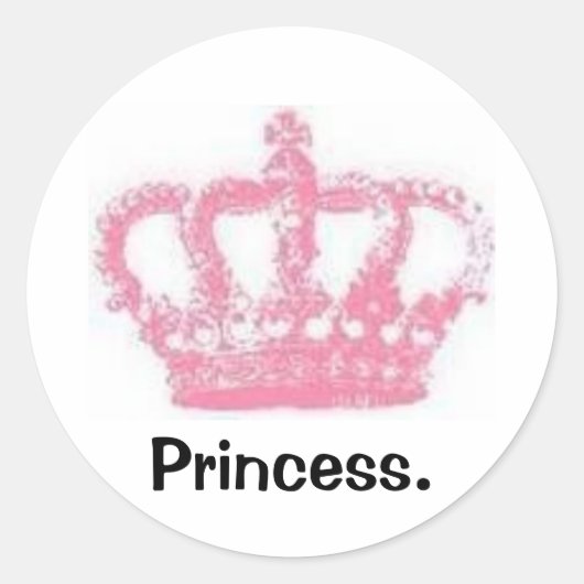 Princess sticker (Voorkant)