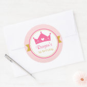 Princess Stickers - Verjaardagsgunst (Roze Goud) (Envelop)