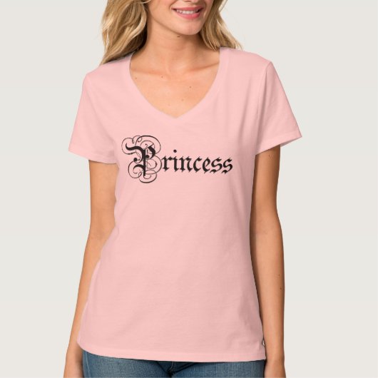 Princess Story Book Script T-shirt (Voorkant)