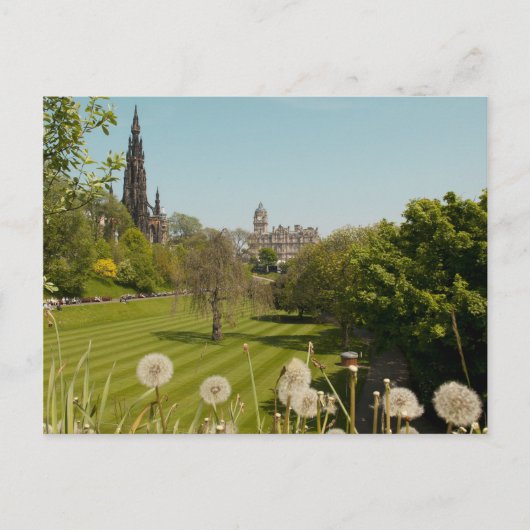 Princess Street Gardens Briefkaart (Voorkant)