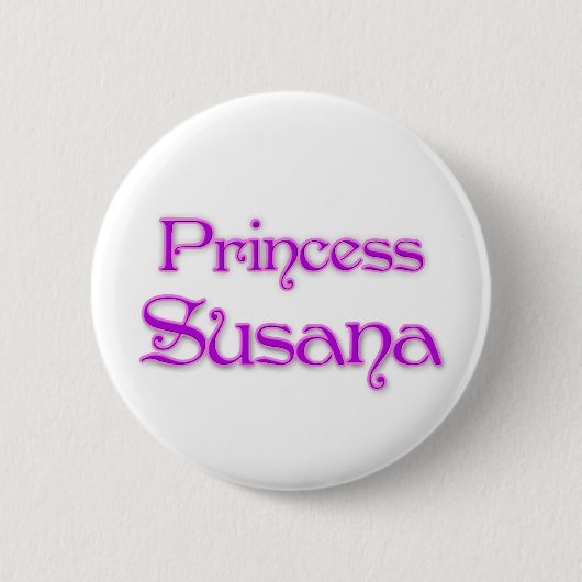 Princess Susana Ronde Button 5,7 Cm (Voorkant)