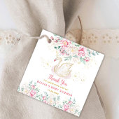 Princess Swan Baby shower Dank u Bedankjes Labels